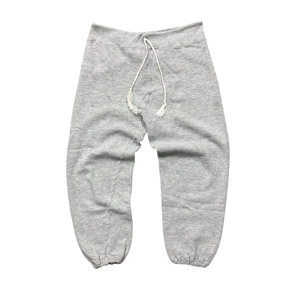 Vintage 70s Champion Sweatpants Gray Fleece Joggers